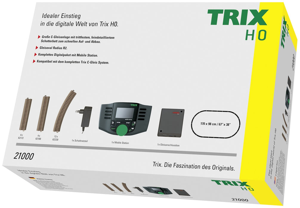 Trix digitale start set rails Trix 21000 H0 (1:87)