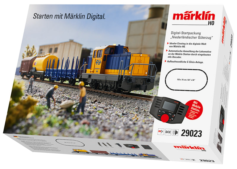 buitenaards wezen Stoffig Stier Märklin Digitale startset "Nederlandse goederentrein" Marklin 29023 —  Kleine Treinen