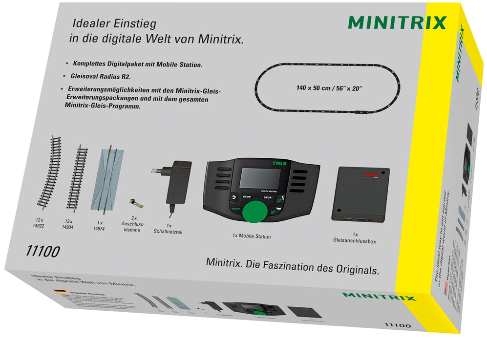 Minitrix Digitale Start set rails Minitrix 11100 N (1:160)