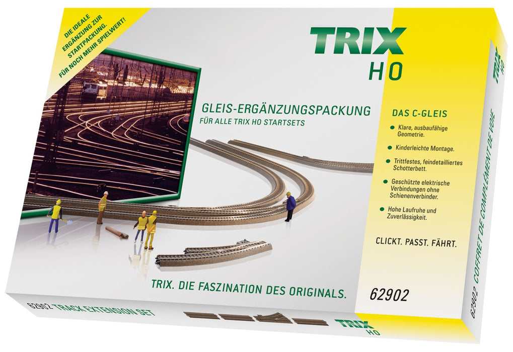 Trix rails/C-Gleis uitbreiding set C2 Trix 62902 H0 (1:87)