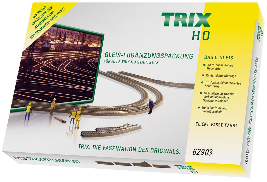 Trix rails/C-Gleis uitbreiding set C3 Trix 62903 H0 (1:87)